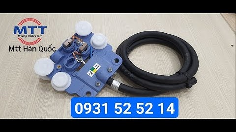 Chổi tiếp điện hộp kín - Cáp điện dẹt cầu trục - Con lăn cáp - Bộ báo quá tải cầu trục -Diot sr-60