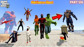 Multiverse Ghost Can Shin Chan Franklin Antman Save Ironman Thor in GTA5 #126