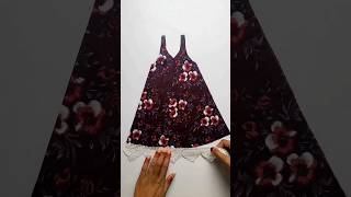 Easy & Simple Dress Cutting Tutorial ✂️✨ #Fashion #sewing #shorts #selaibilas