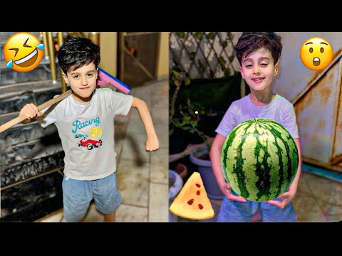 خل يت مجودي يجرب الركي ة بالأناناس خليتهم يغسلون الطارمة