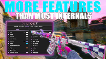 CS2 EXTERNAL WITH MORE FEATURES THAN INTERNALS ft. distort.wtf (CS2 Legit Cheating)