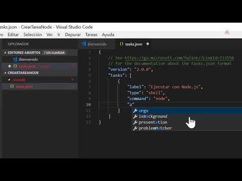 Visual Studio Code. Crear Tareas.