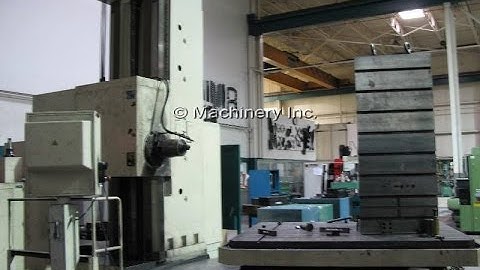 5.12" TOS WHN 13 CNC TABLE TYPE HORIZONTAL BORING MILL, 1996
