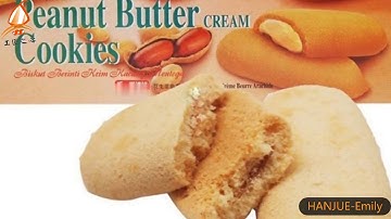 HANJUE Double line filled cookies production line Dates bar cutting machine