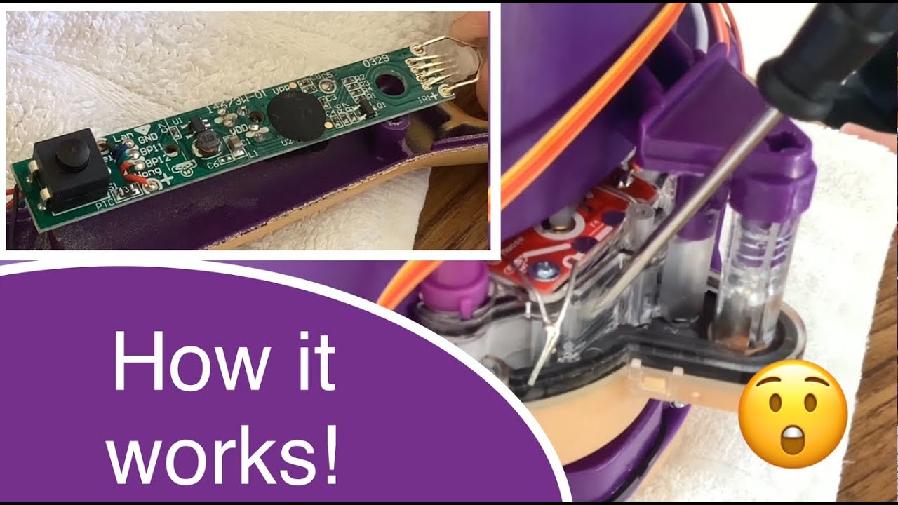 Magic Mixies Magical Misting Crystal Ball & Wand Taken apart to see How