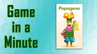Game in a Minute: Papageno
Designer: Kevin Kim
Artist: Felix Kindelan
Publisher: Helvetiq
Buy a copy of Papageno here: https://www.helvetiq.com/papageno
BGG Link: https://boardgamegeek.com/boardgame/299573/papageno
Join our Patreon: https://www.patreon.com/gameosity
Check us out on Gameosity.com
Music composed by Beatscribe @ beatscribe.com
Twitter: https://twitter.com/Gameosity
Facebook: https://www.facebook.com/gameosity/
Instagram: https://goo.gl/idtkGl
tumblr: http://gameosity.tumblr.com/ Game in a Minute: Papageno