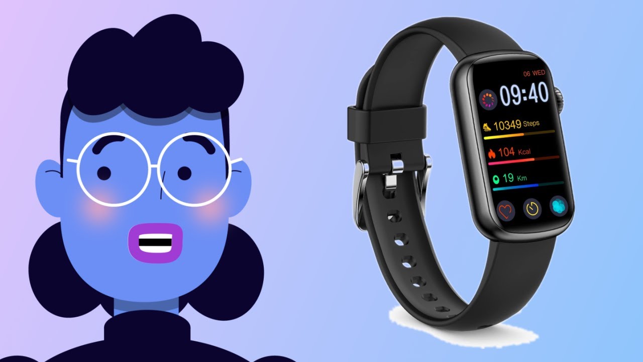 FITVII Slim Fitness Tracker with Blood Oxygen SpO2 Blood P  display picture 1