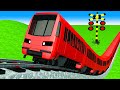   train vs pacman   fumikiri 3d railroad crossing animation 1