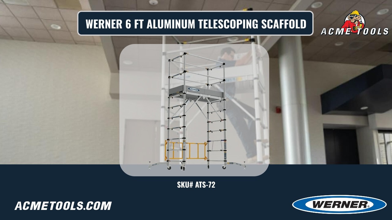 Ats 72 Module Werner ATS-72 Telescoping Scaffold Demo: Compact & Powerful WOC 2026 ...