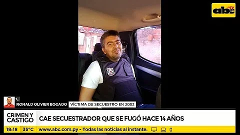 Crimen y Castigo: Cae secuestrador que se fug hace...