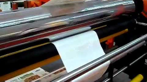 SLITTING MACHINE AND  REWINDING MACHINE AT PLAST INDIA 2012 ( K.M TRIVEDI )