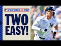 AARON JUDGE IS BACK! Two homers for the Yankees star at Spring Training! | MLB Highlights