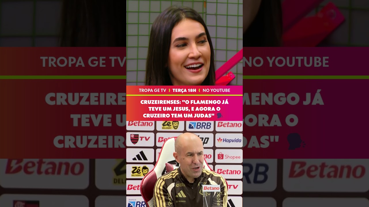 "O FLAMENGO JÁ TEVE UM JESUS E AGORA O CRUZEIRO TEM UM JUDAS" | #shorts | TROPA GE TV