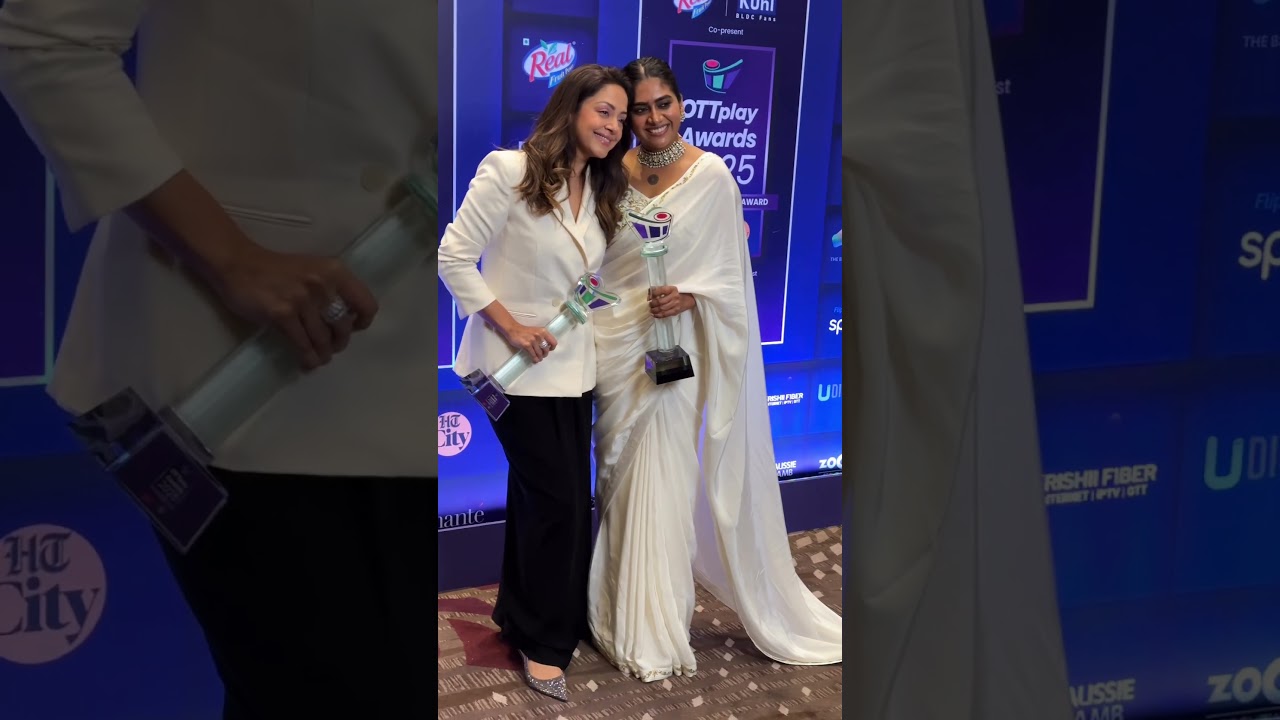 Jyothika and Nimisha Sajayan in Mumbai