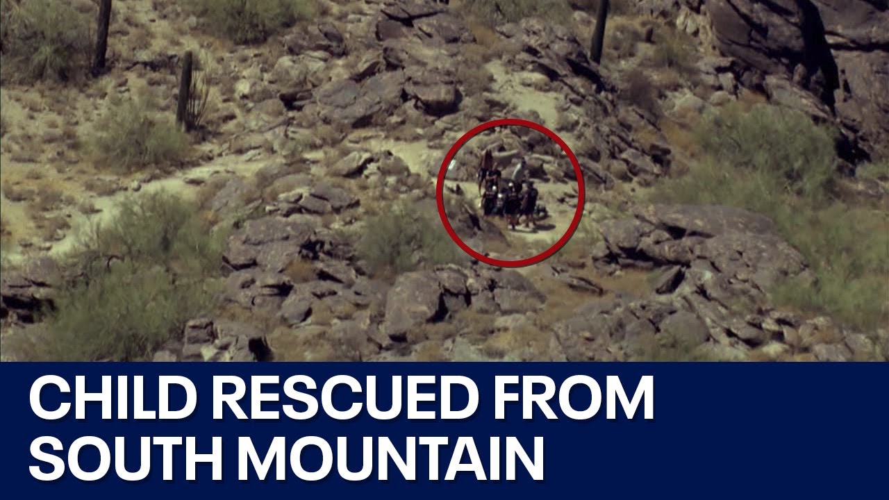 Child in extremely critical condition after South Mountain rescue - YouTube