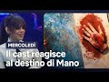 JENNA ORTEGA e il CAST reagiscono alla TRAGICA SCENA di MANO | Netflix Italia