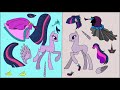 Mlp custom- Nice alicorns vs Evil alicorns -My little pony Paper craft ideas