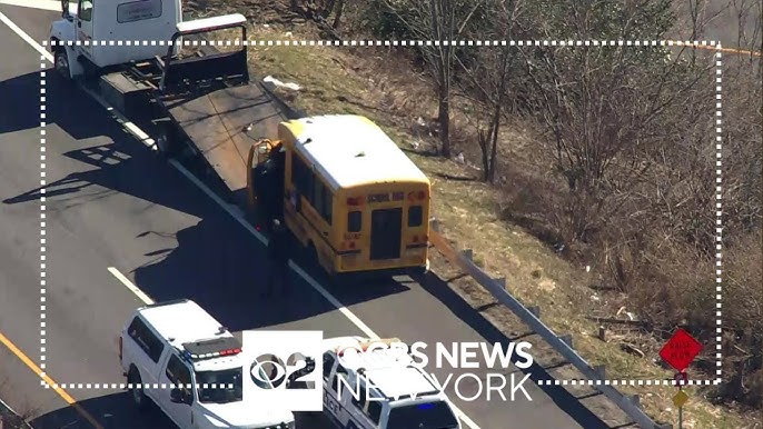 School Bus Crashes With Preschoolers On Board In Commack Long Island