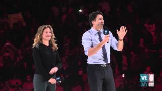 Prime Minister Justin Trudeau addresses We Day Ottawa!