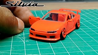 Make A Nissan Silvia S15 With Pvc - Diy Hot Wheel
