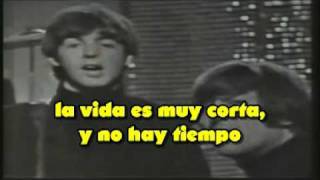 Video voorbeeld van "The Beatles  We Can Work It Out subtitulada en español"