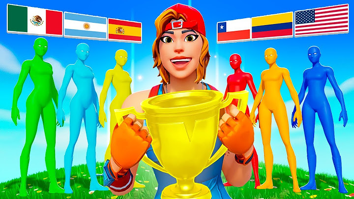 Hice un TORNEO de PAÍSES en Fortnite ¿Cuál es el MEJOR?