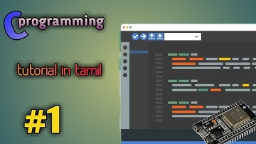 c basic | structure of c program | electronic tamil | c basic structure part#1