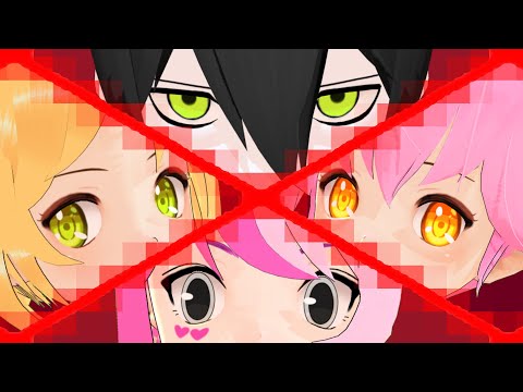 [MMDコンパス][ルルカ リリカ 零夜 メグメグ][二次創作モデル]