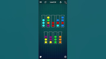 Ball Sort Puzzle - level 24