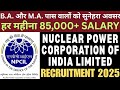 📢NPCIL Recruitment 2025: Apply Online for 122 Deputy Manager & JHT Posts