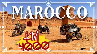 MAROCCO   Opera Prima  Film 4K | Viaggio OffRoad 4000 km in MOTO