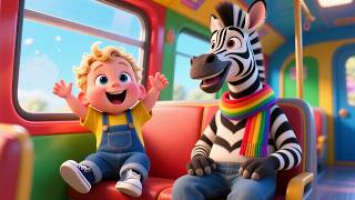 Learn Colors Magic Bus | Nursery Rhymes for Kids | Baby Songs and Color Learning Adventure