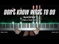 BLACKPINK - Don’t Know What To Do | Piano Cover by Pianella Piano