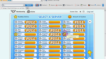 fantage how to get into full servers 2011