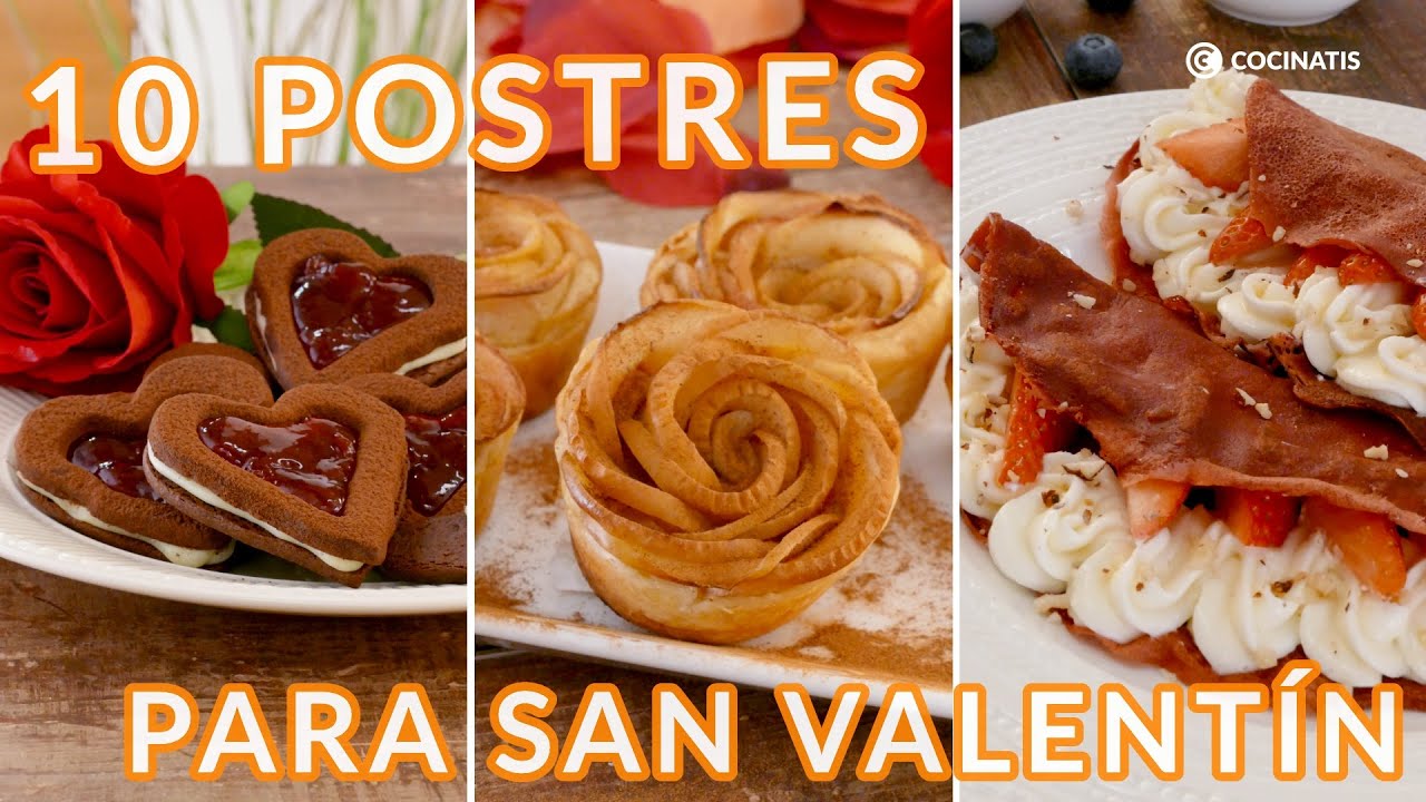 7 recetas para San Valentín o el día del amor y la amistad