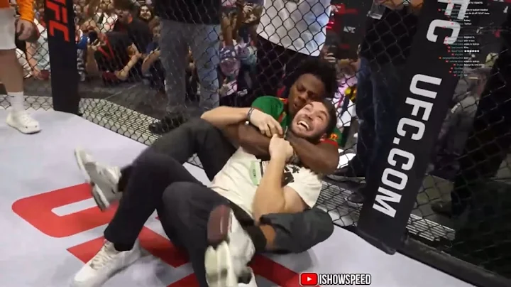iShowSpeed Makes Adin Ross Tap Out During Ufc Fight 😂