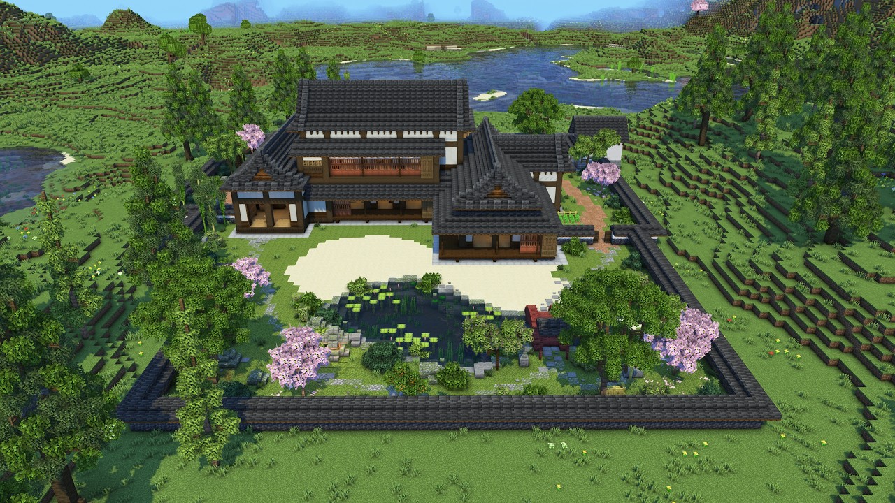 Minecraft | Building a Traditional Japanese House - YouTube