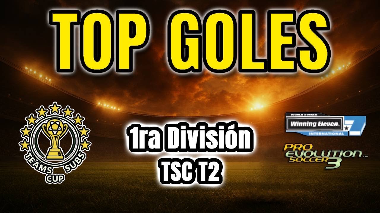 TOP GOLES – 1ra División TSC Temporada 2 ⚽🔥 | Winning Eleven 7 (PES 3)