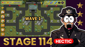 HECTIC!!! Turret Defense King - Stage 114 Playthrough