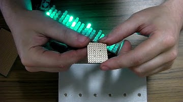 IEE One Plane DIsplay Clock Working with RGB LEDs