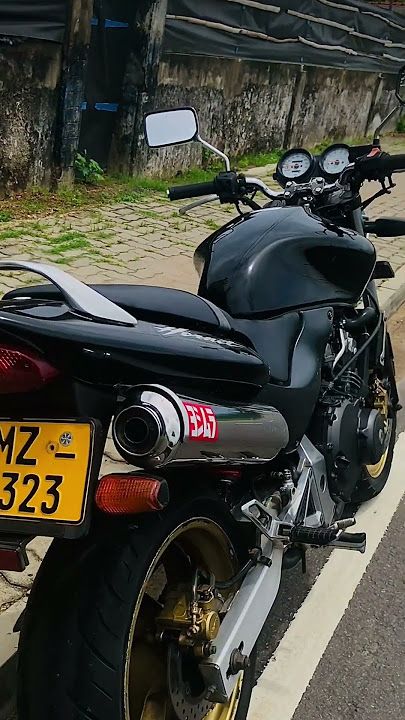 Honda Hornet 250 Black #srilanka #japanbike #honda #hornet250 #bikelover