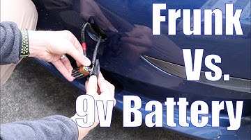Tesla model 3 frunk can NO longer be opened by another battery unless...