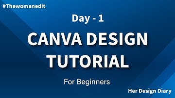 Canva Tutorial for beginners 2025!! Day 1| Her Design Diaries