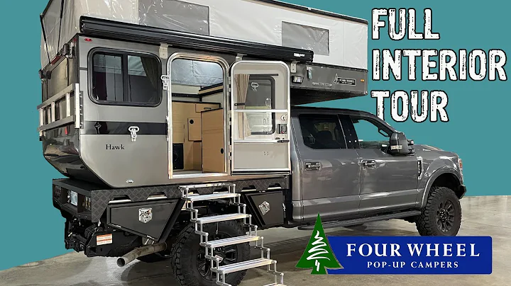 Hawk Flatbed Four Wheel Camper Interior Tour!
