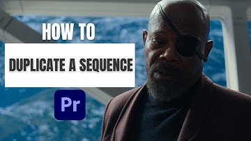 How to Duplicate a Sequence in Premiere Pro 2024