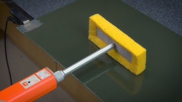 Testing for Pinholes with the Wet Sponge Method using the Elcometer 270 Pinhole Detector