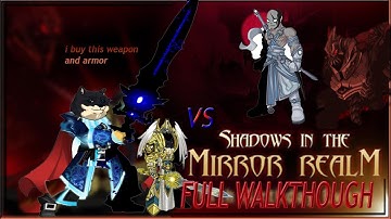 AQW- FULL shadowvoid and lightovia cave walkthough and buying quibble rare weapon!