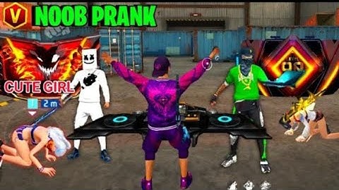 Noob Prank With Random Angry Girl 😤 Worldchat Noob Prank 😎 Random Girl Kick Me 🤬 Garena Free Fire 🔥