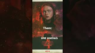 She knows... stranger things edit #shorts Resimi