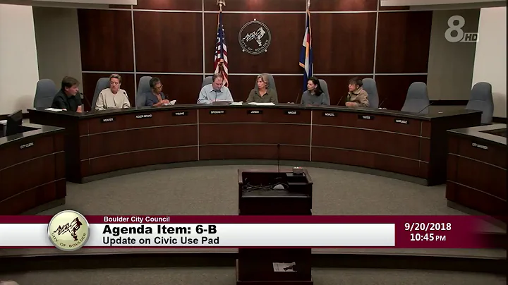 City of Boulder City Council Meeting 9-20-18